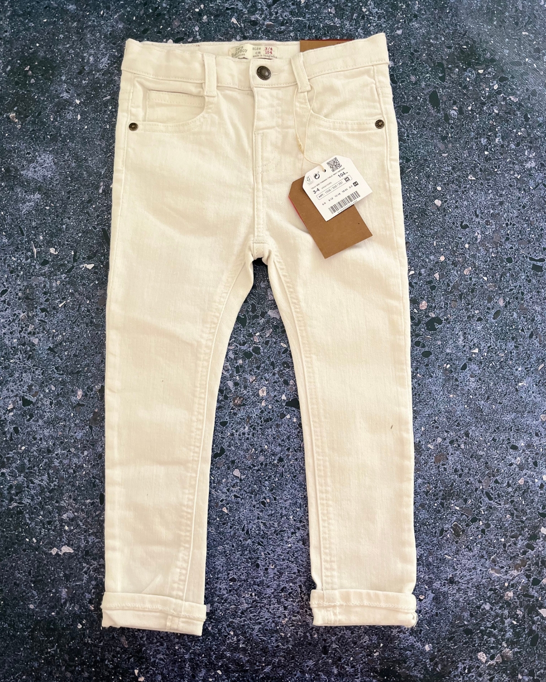 NEW* Zara white jeans 3/4Y – Nearly New Kids