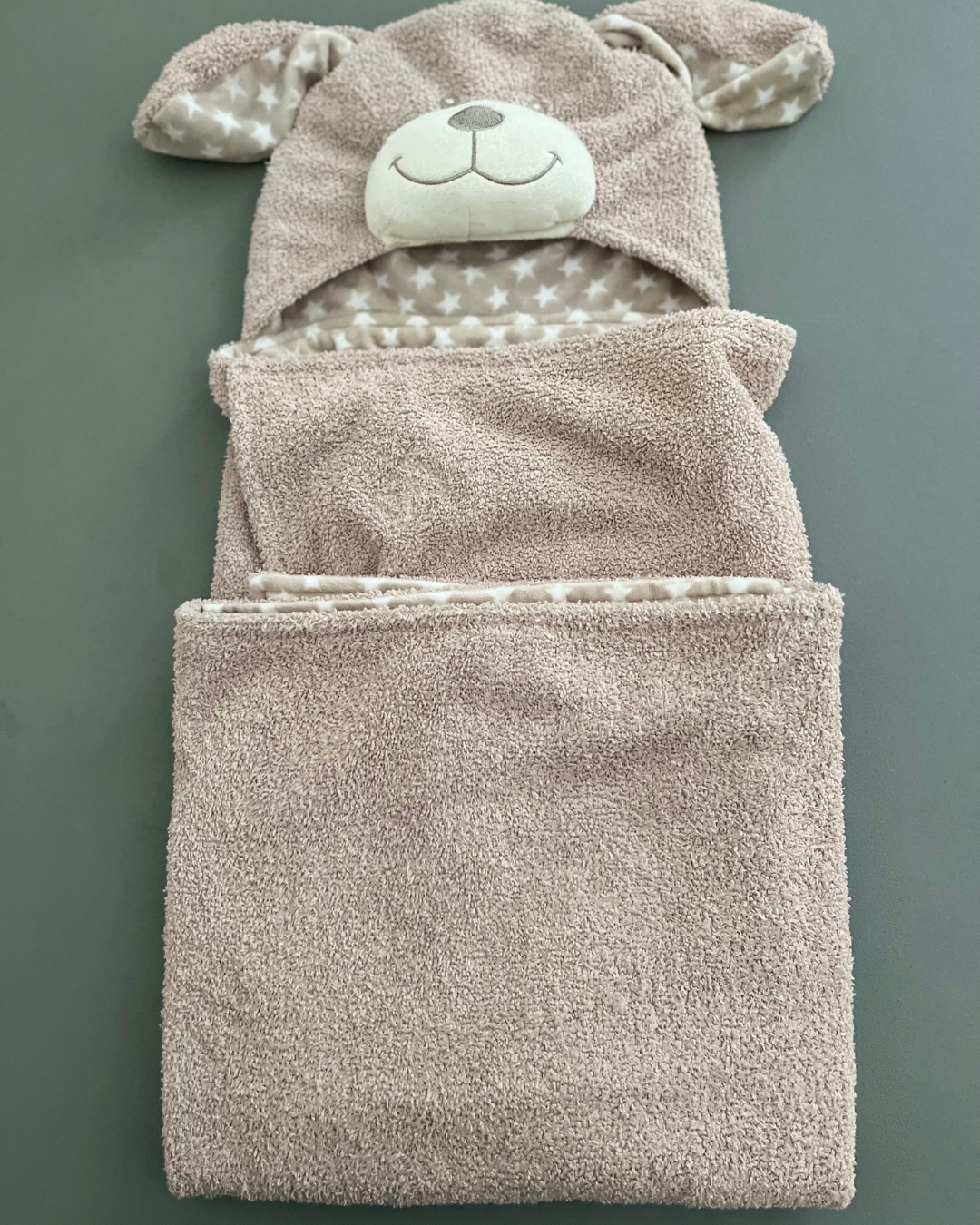 Snuggletime brown star fleece sleeping blanket
