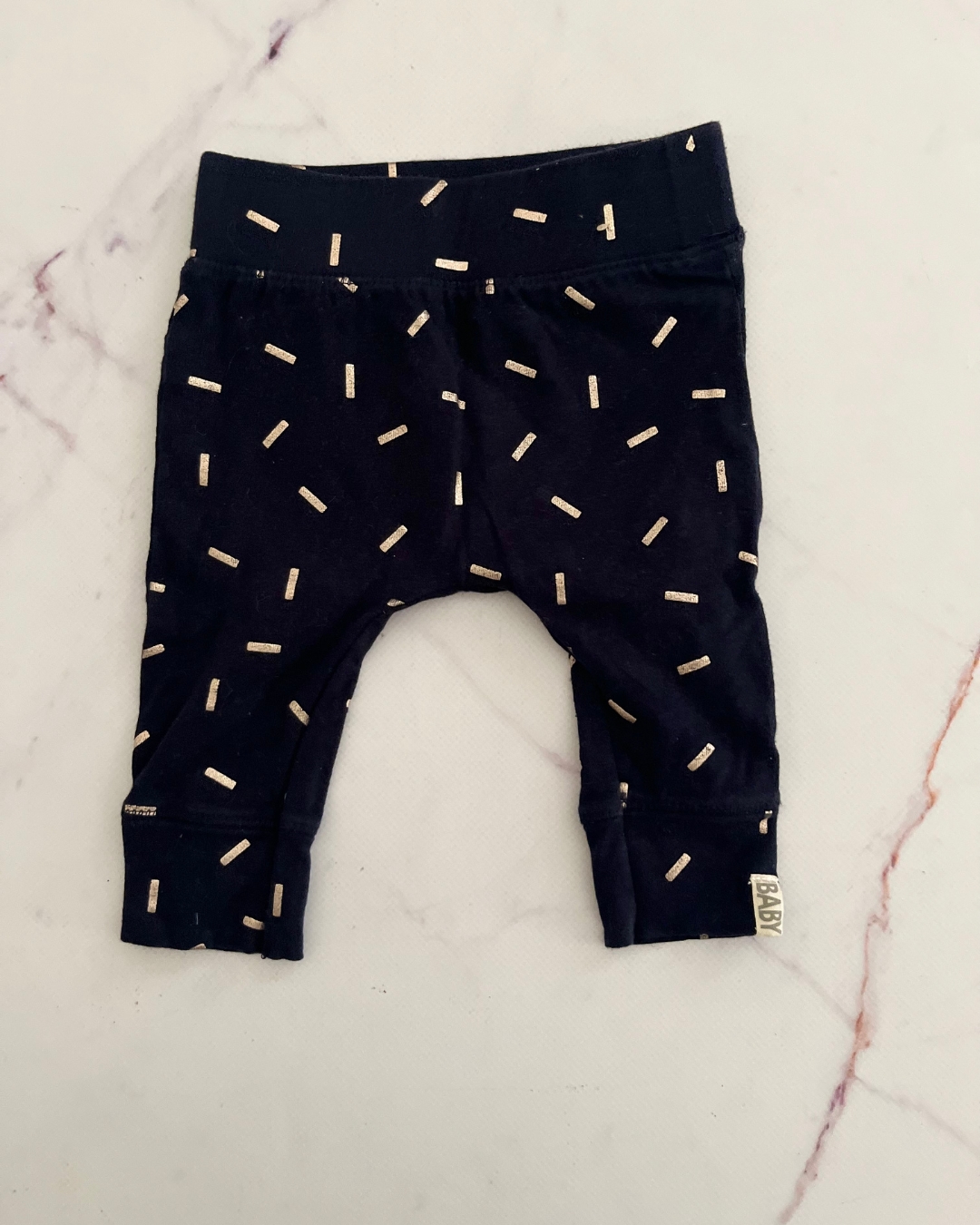 Cotton On blue fox pants 0/3M