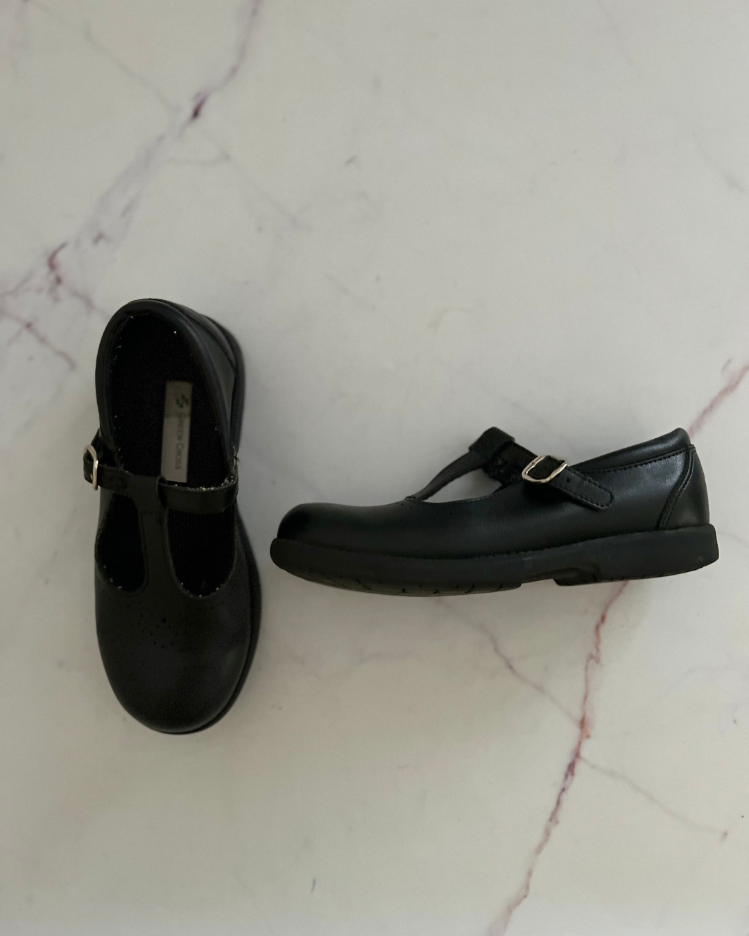 Green Cross black school shoes Size 13