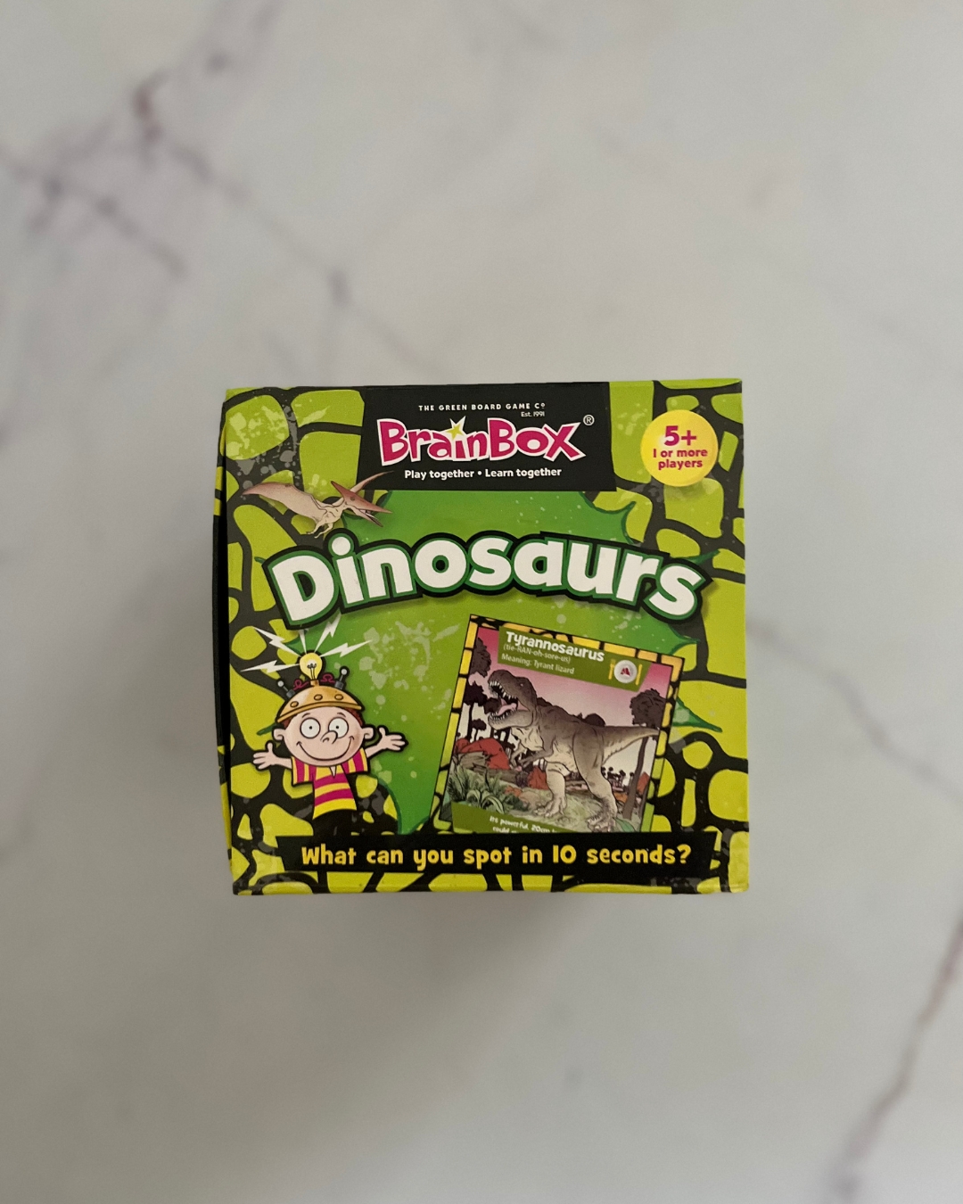 Brainbox dinosaurs game