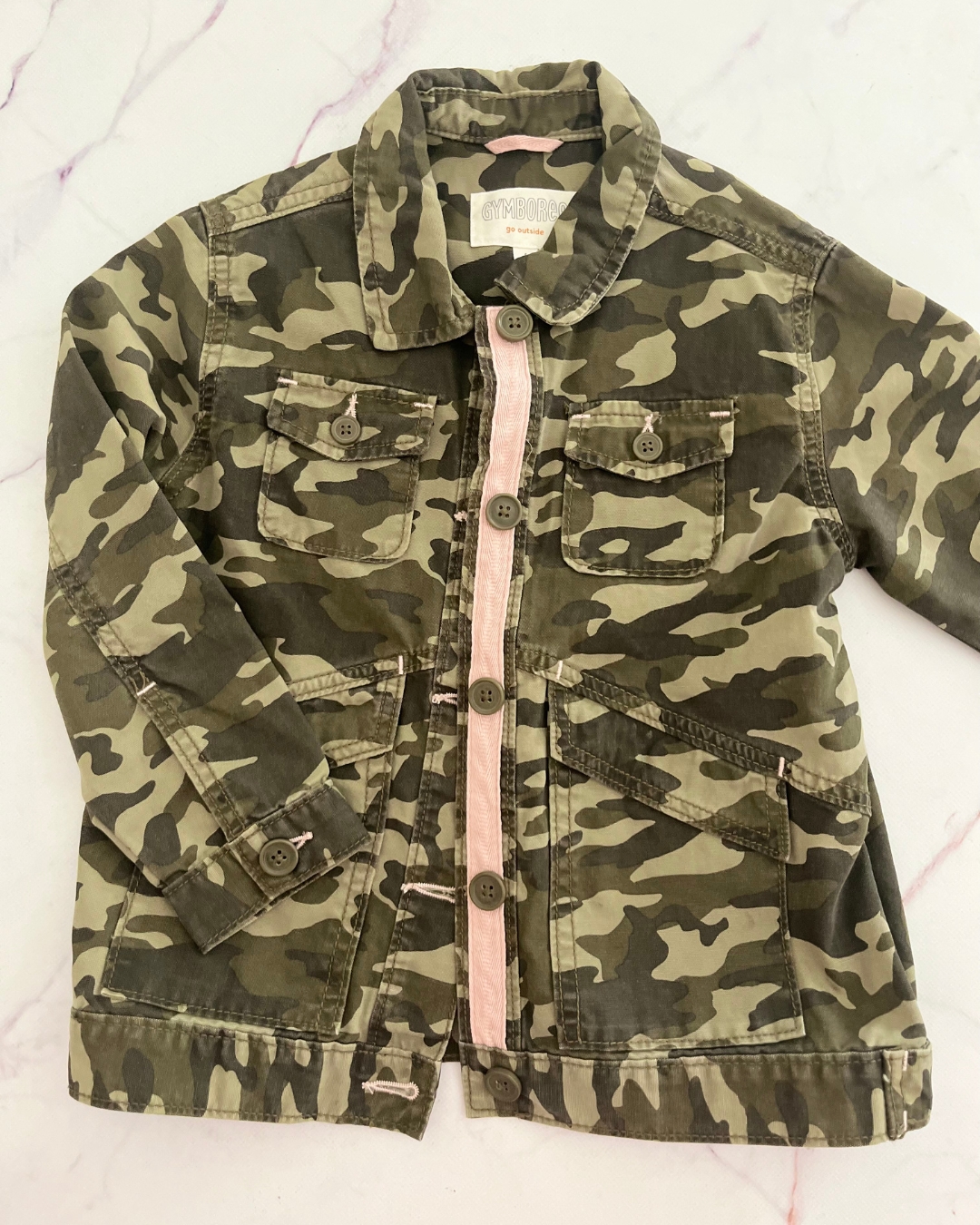 Gymboree camo Hello Sunshine jacket 5/6Y