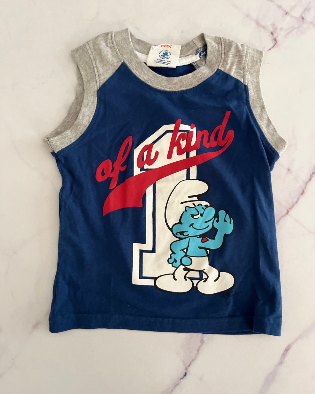 Fox Smurfs One of a Kind vest 18/24M