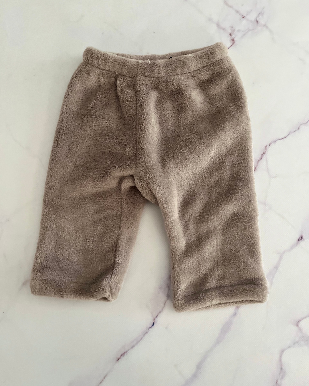 Gap fleece brown pants 3/6M