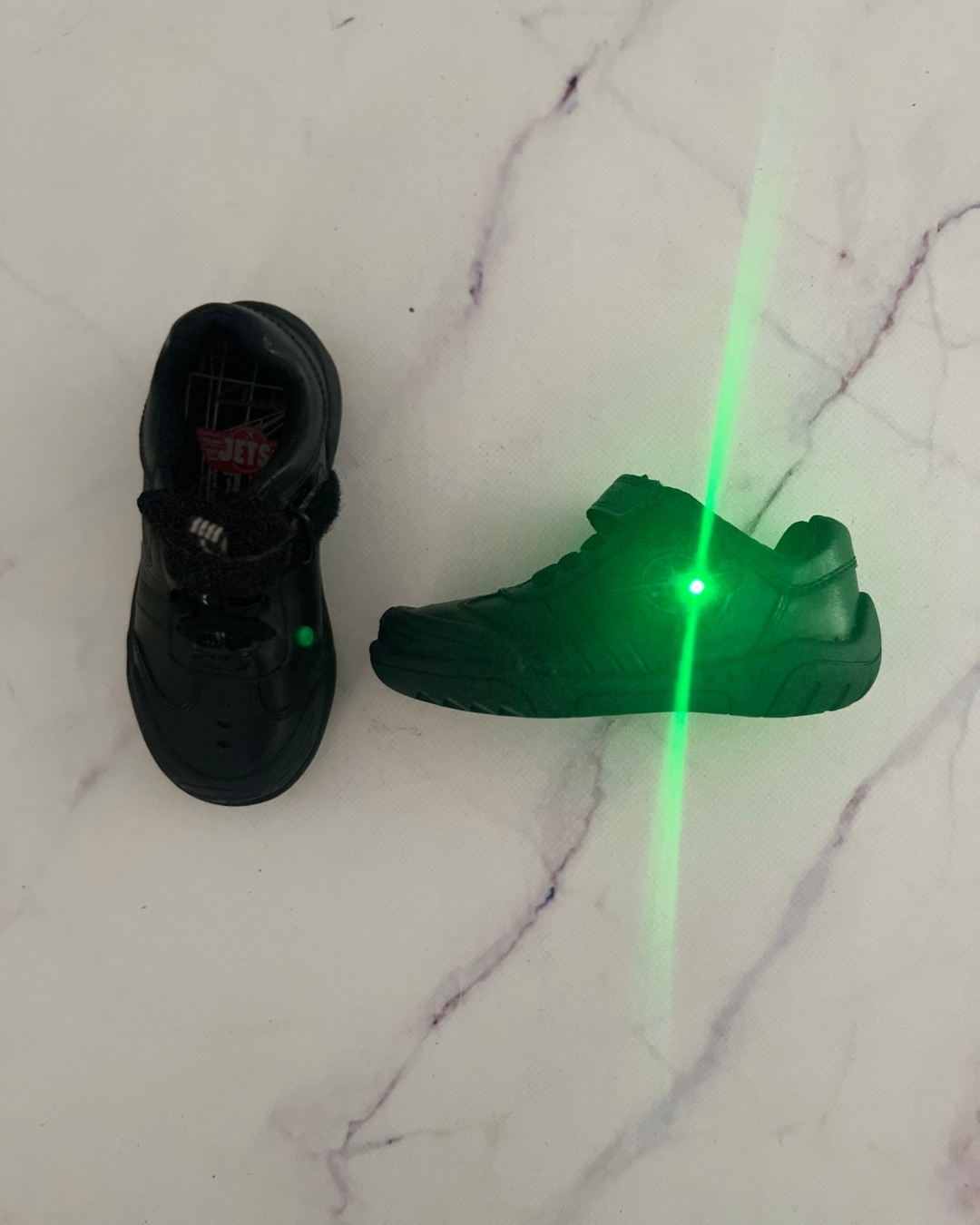 Clanks black aeroplane light up shoes Size 7