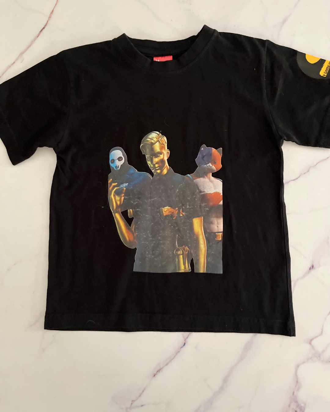 FWRD Fortnite black cartoon T shirt 5/6Y