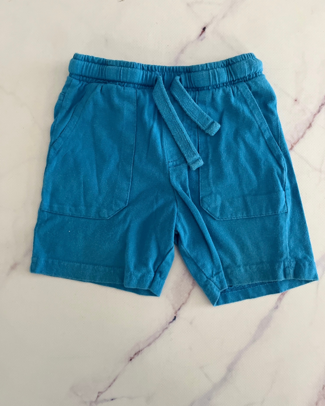 Fox royal blue shorts 6/12M