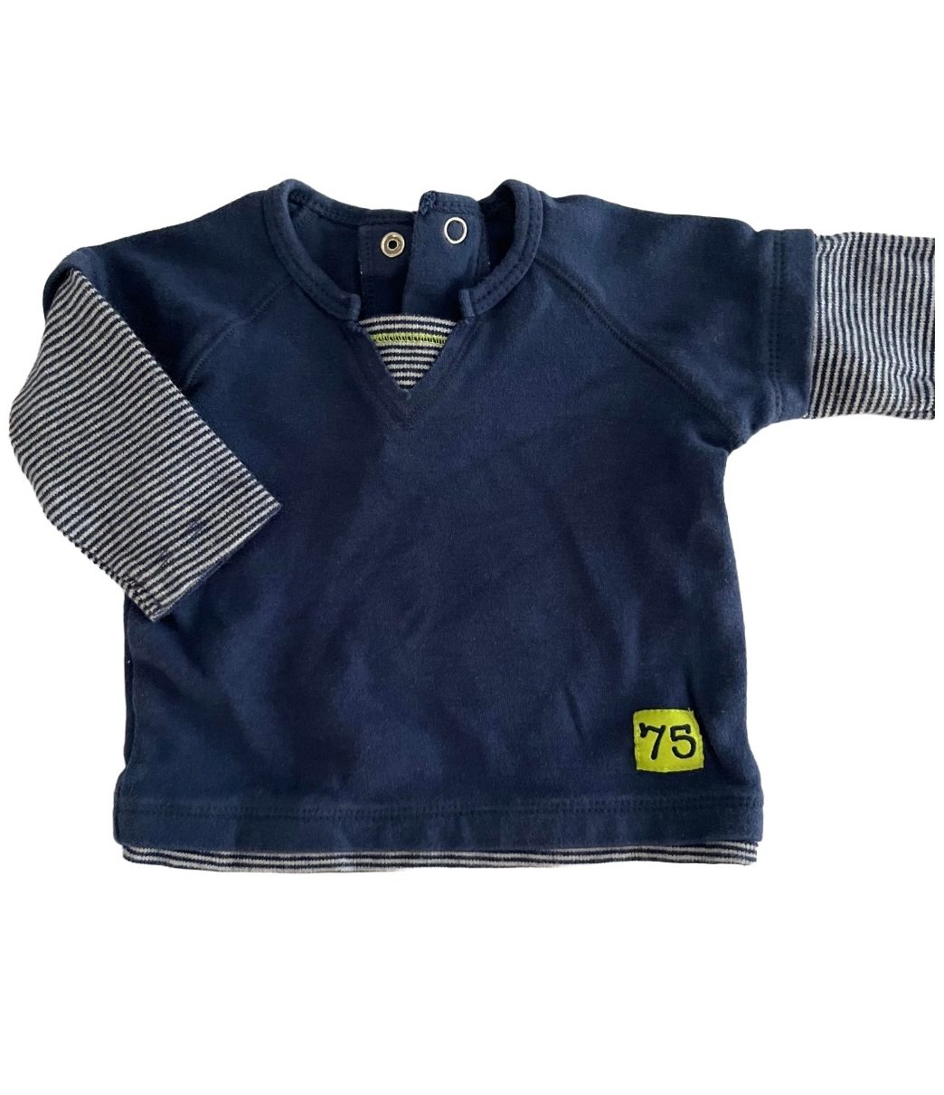 Woolworths blue 75 long sleeve T shirt 1/3M