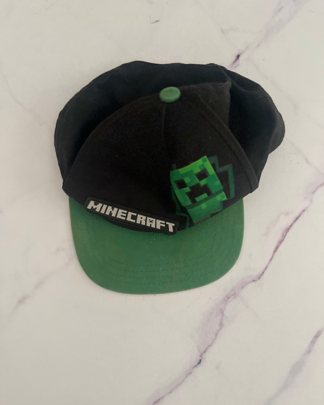 Next black and green Minecraft cap 5/6Y
