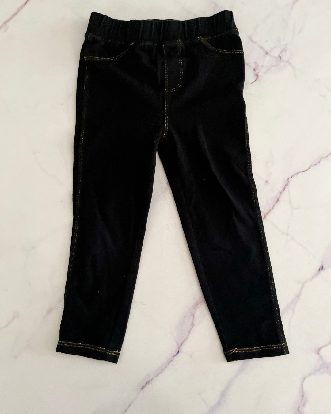 Gap black jeggings 3Y