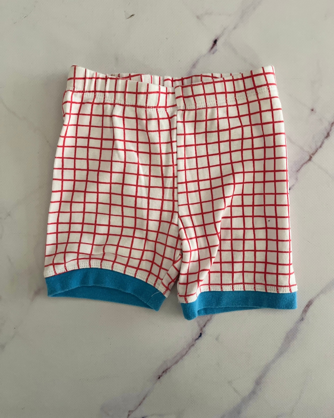 Cotton On red checked sleep shorts 3Y