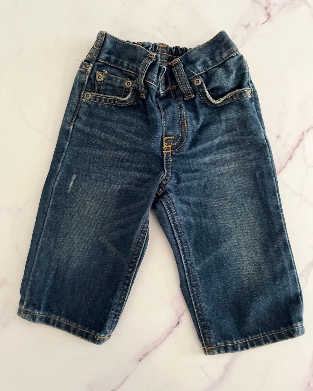 Denim & Co blue denim shorts 4/5Y