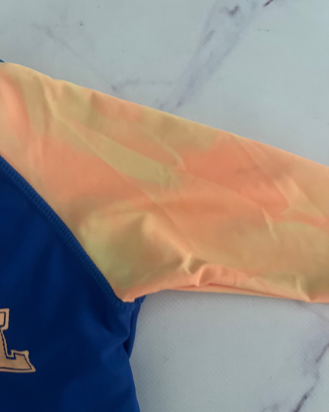 Blue and orange Surf patrol rash vest 4Y - Image 2