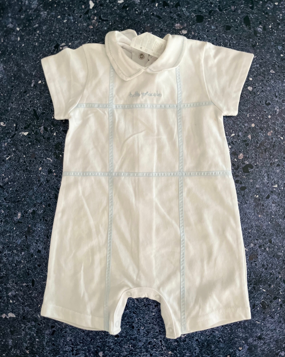 Tutto Piccolo white romper 3M