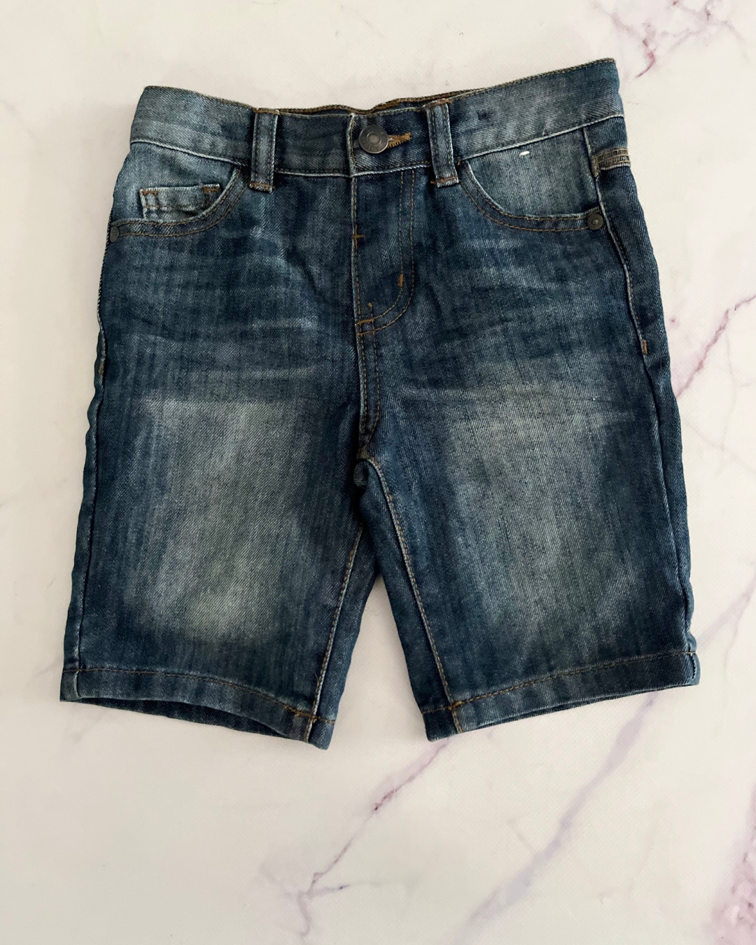 Woolworths blue denim shorts 6/12m