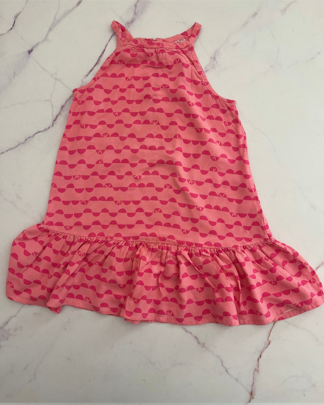 Cat & Jack pink half moon dress 2Y