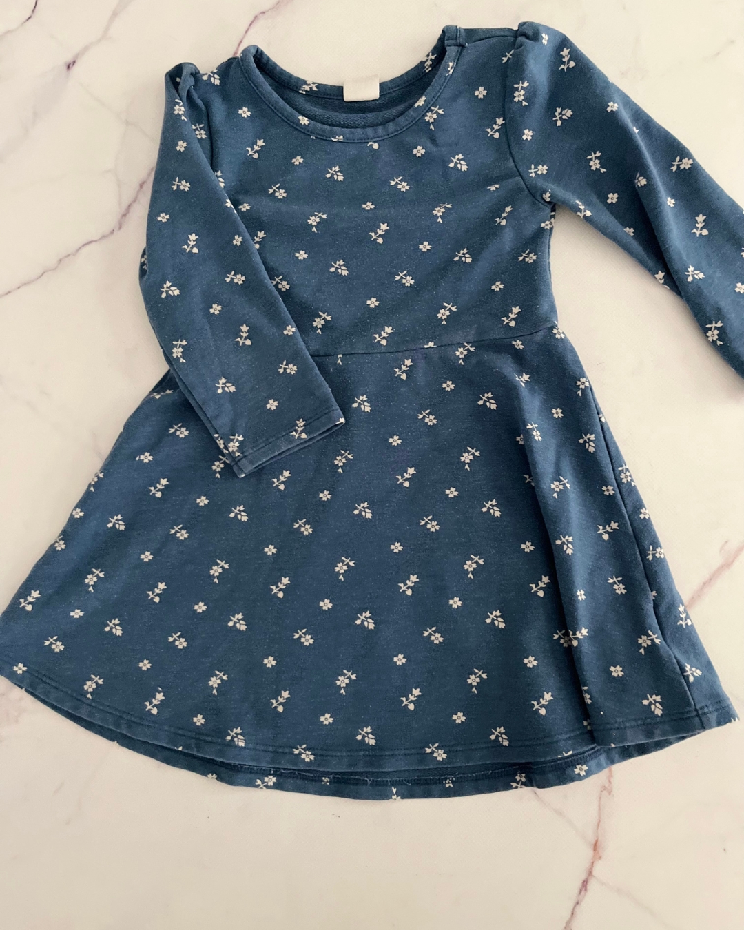 Gap blue flower dress 3Y