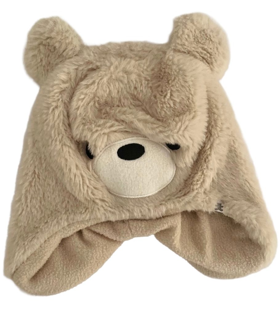 Woolworths brown bear beanie 1/3M