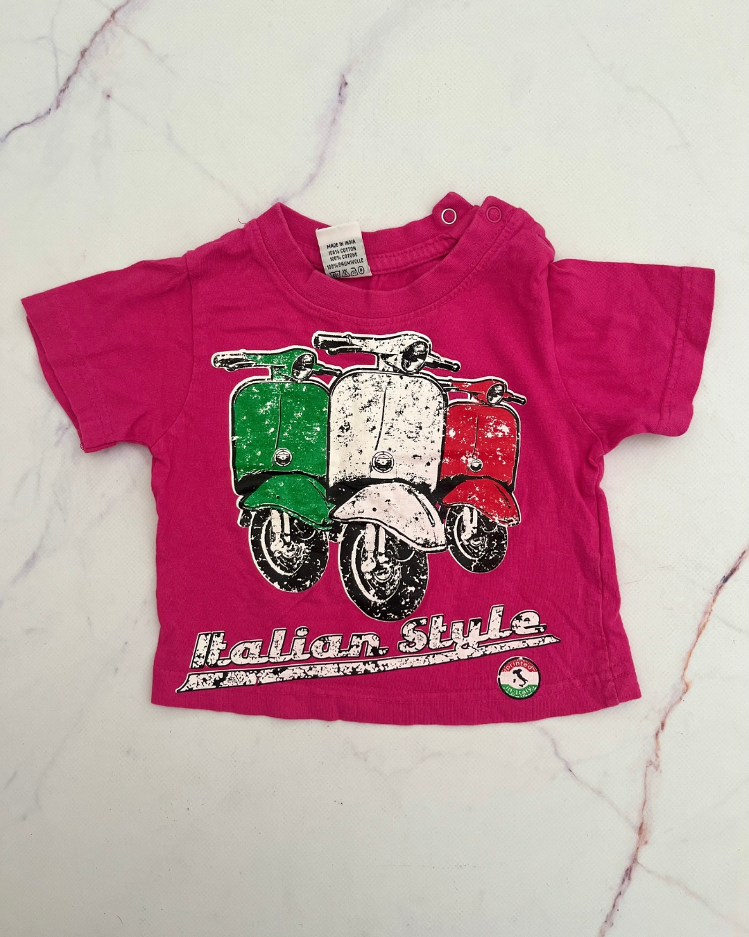 Venice Collection pink scooter T shirt 0/1M