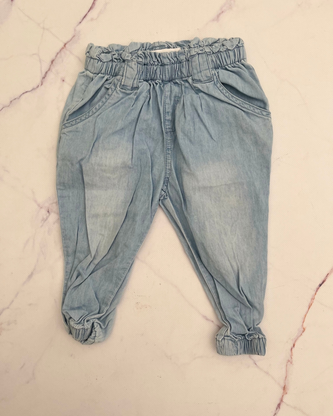 Cotton On light blue denim pants 1Y