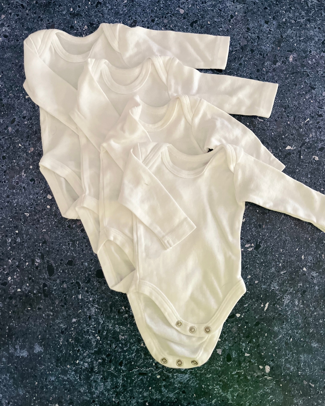 Woolworths white baby grow set of 4 Prem