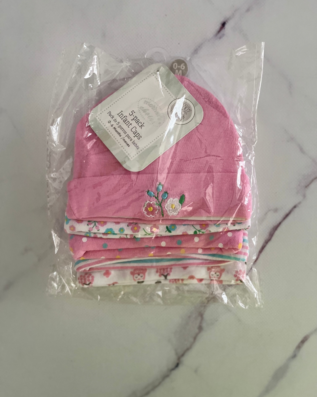 *NEW* Mother Choice 5 beanie pack 0/6M