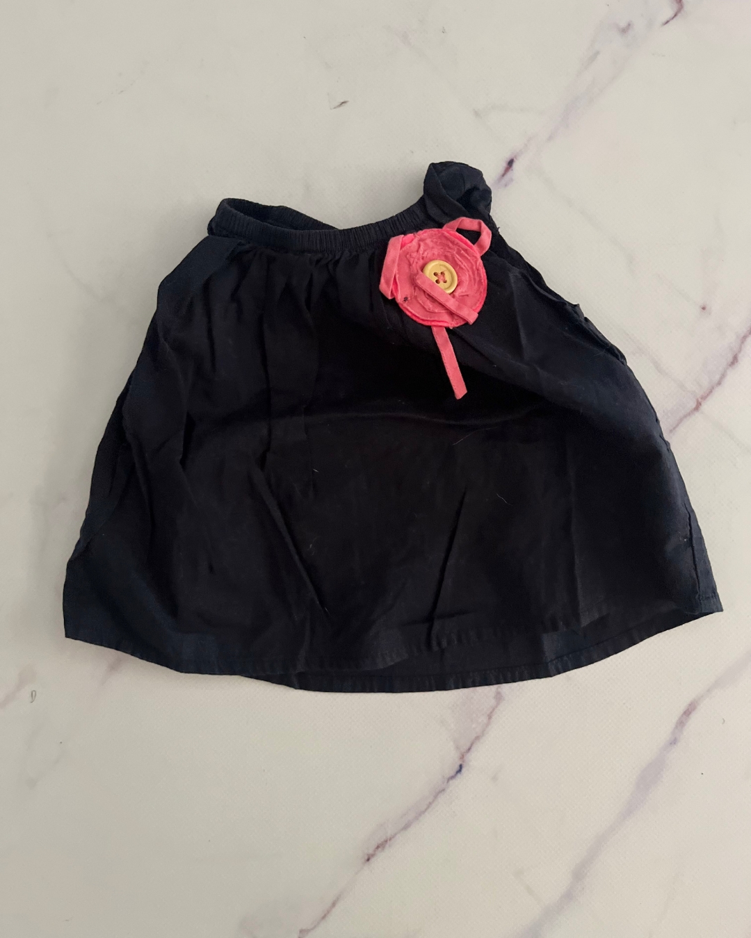 Cotton On navy flower dress 0/3M