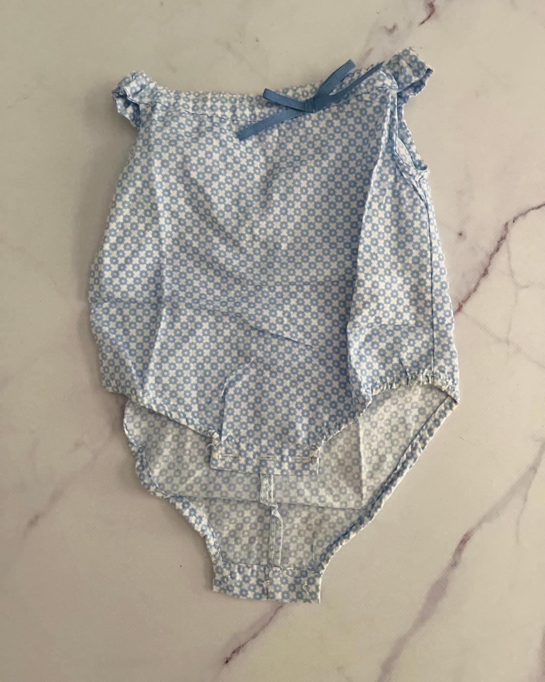 Baby Shelter blue flower baby grow Newborn