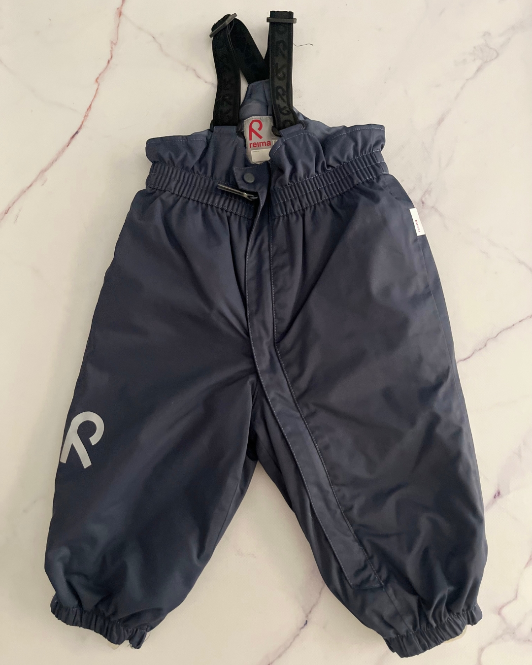 Reima blue waterproof snow pants 9/12M