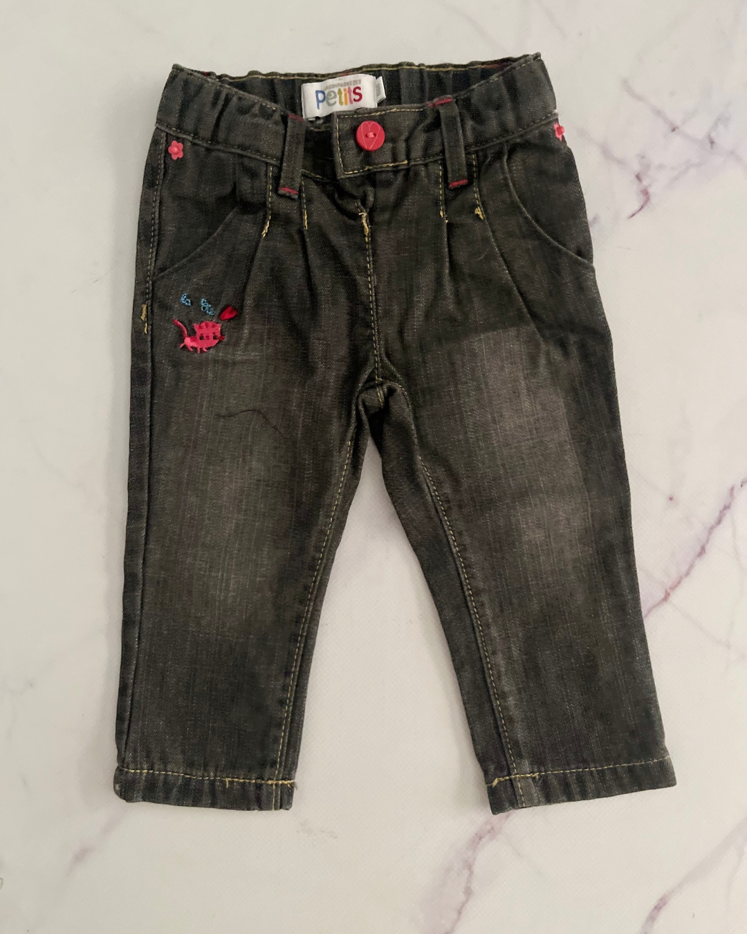 La Compagnie Des Petits black jeans 6M