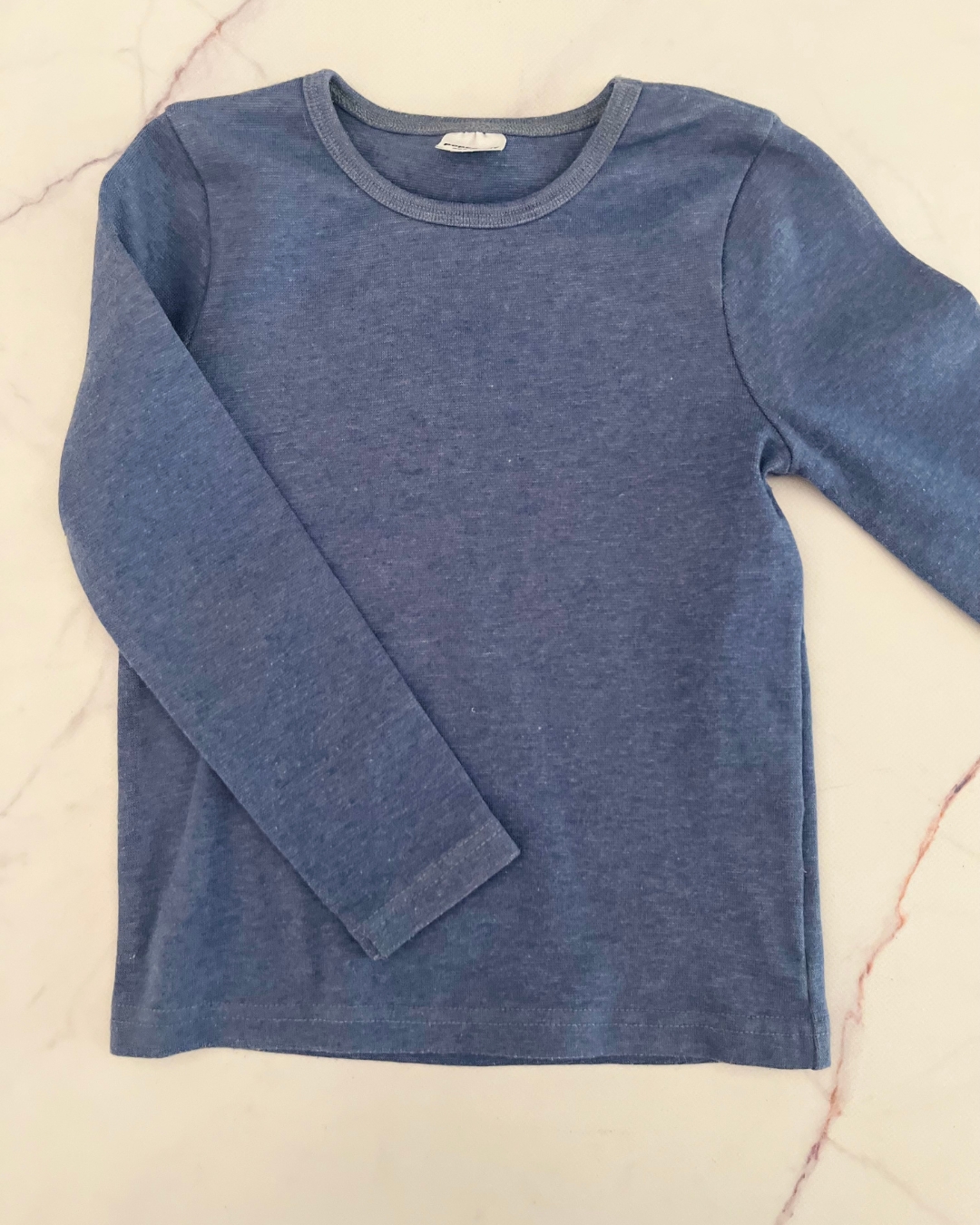 Pop Candy blue long sleeve T shirt 6/7Y