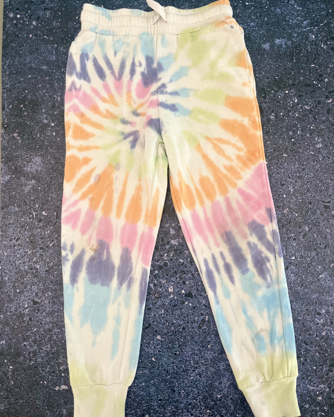 Cotton On white tie dye pants 5Y
