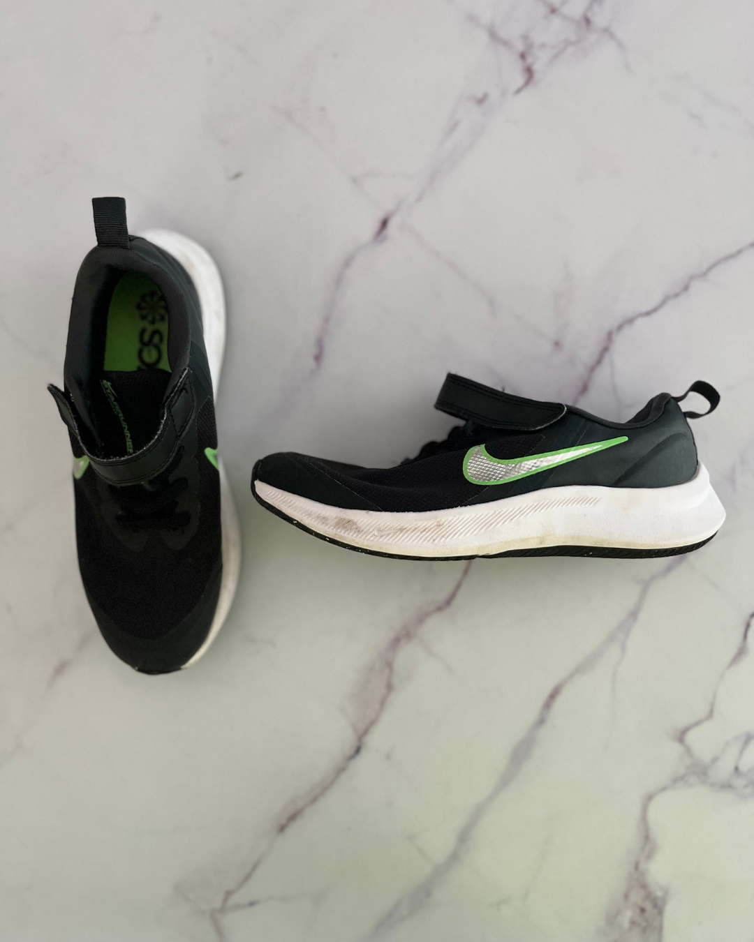 Nike black shoes Size 2 Adult