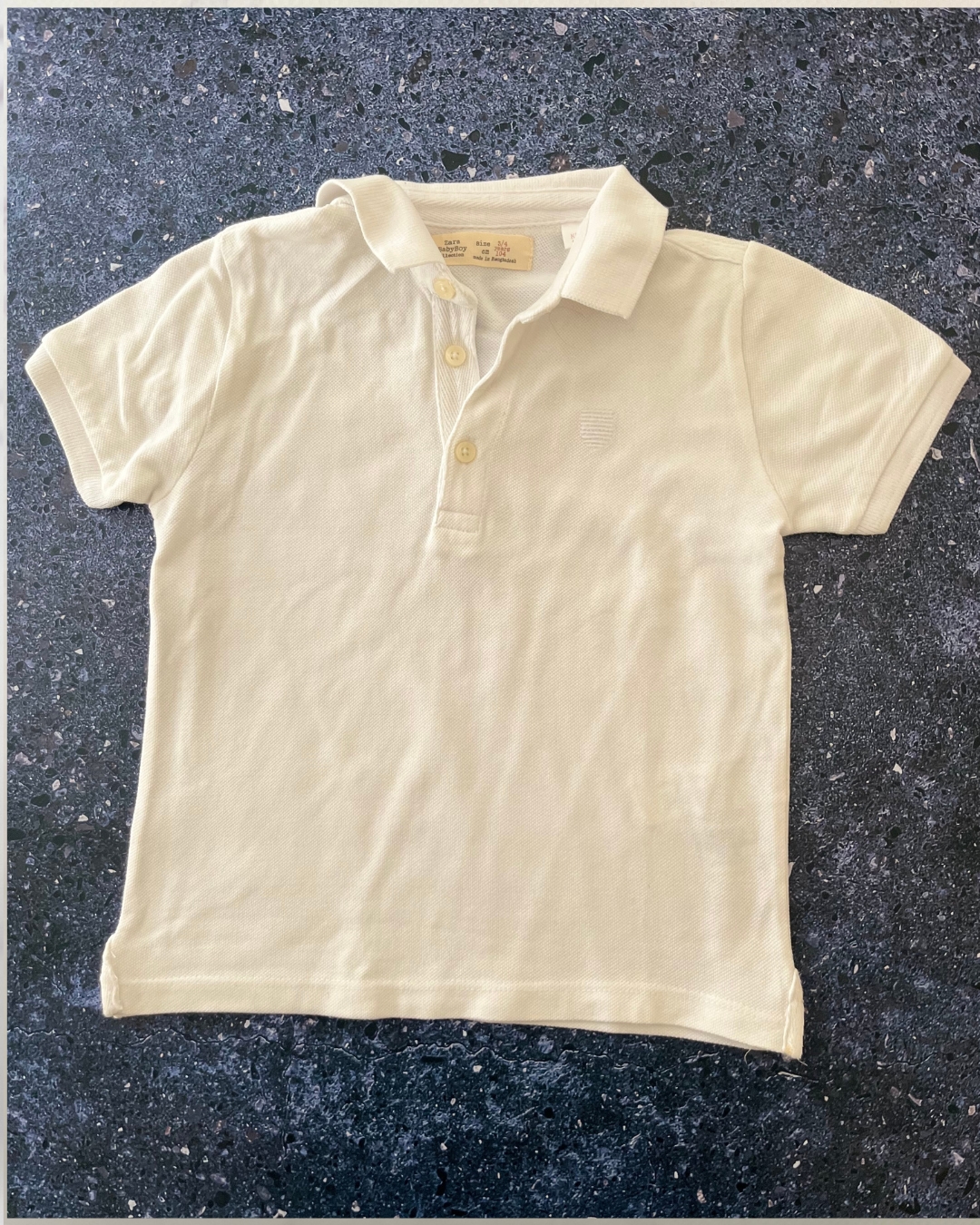 Zara white golfer 3/4Y