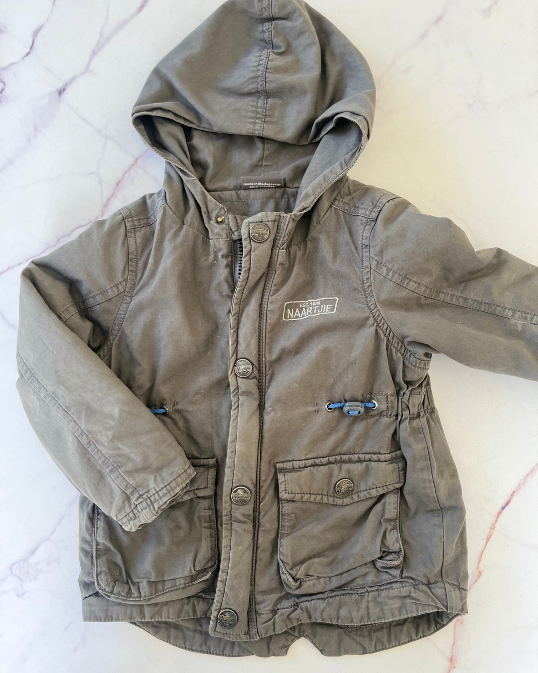 Naartjie grey jacket 2/3Y