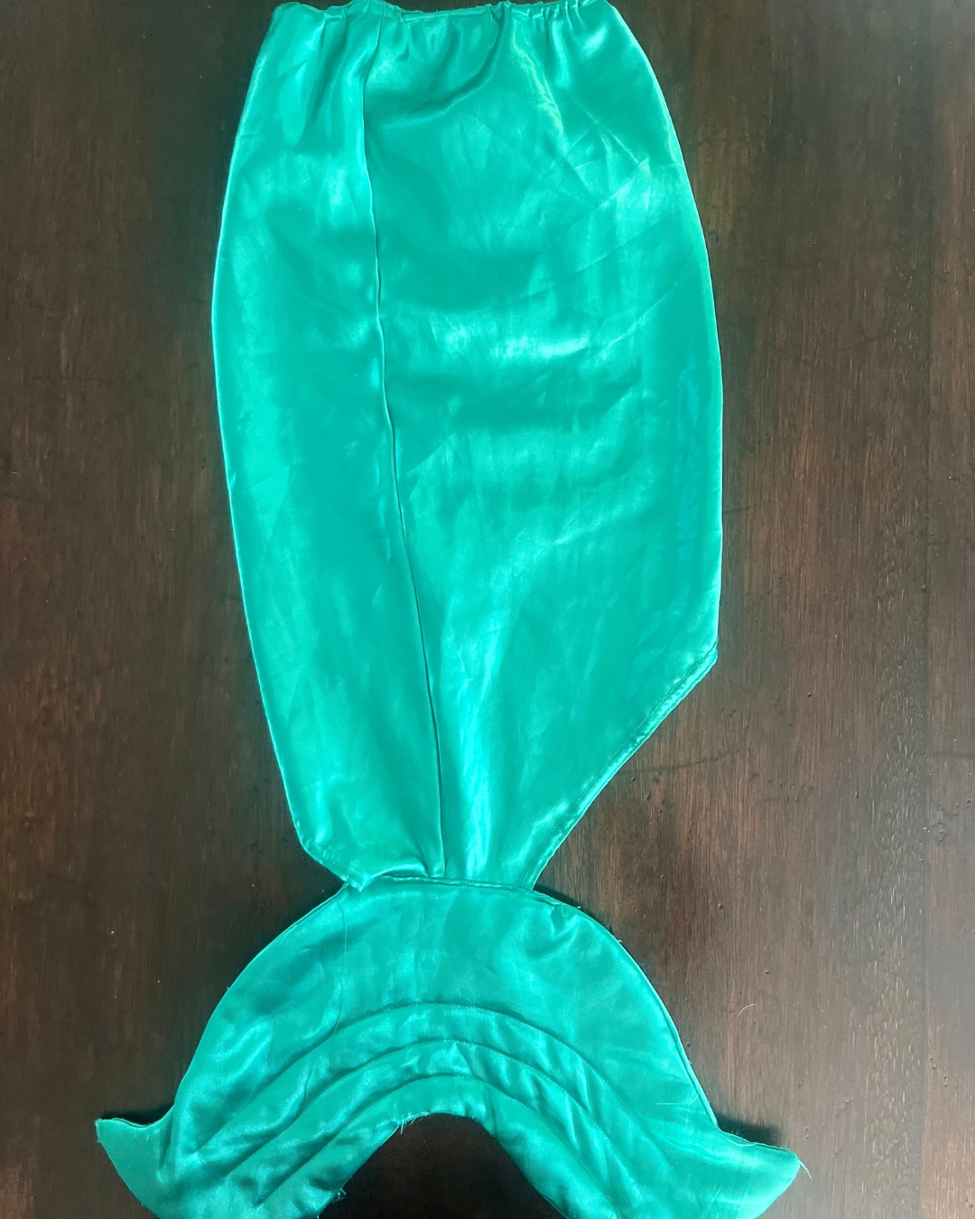 Green mermaid tail