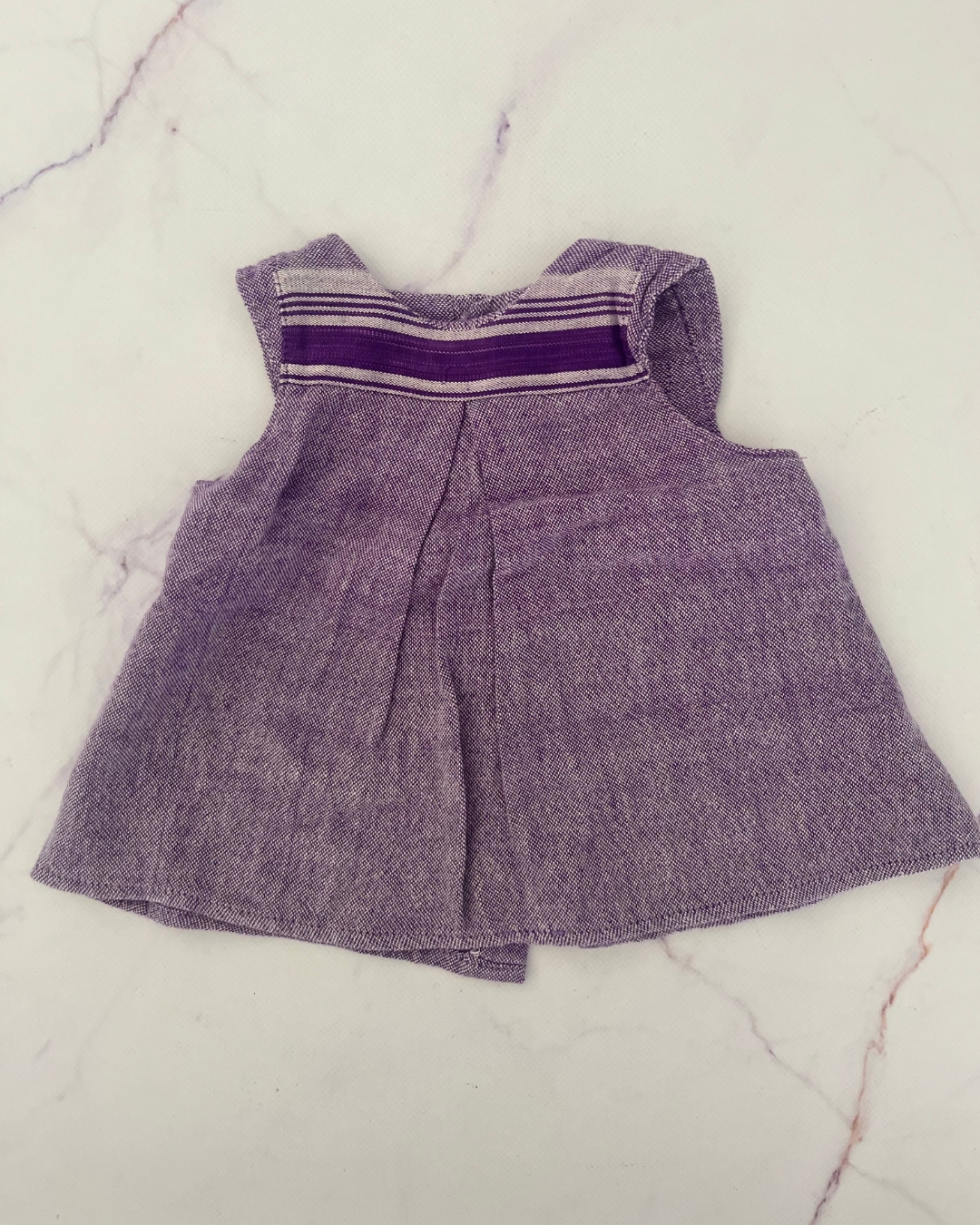 Purple melange dress 3/6M