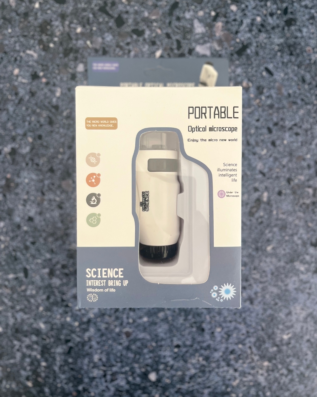 Portable Optical Microscope with prepared slides