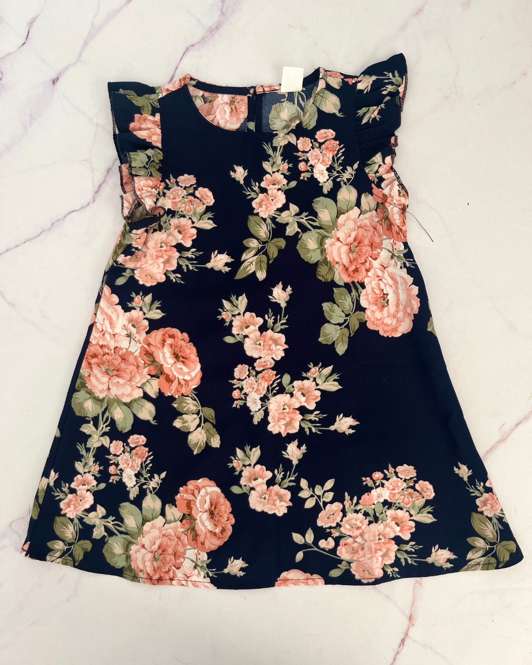 Shein blue floral dress 3Y