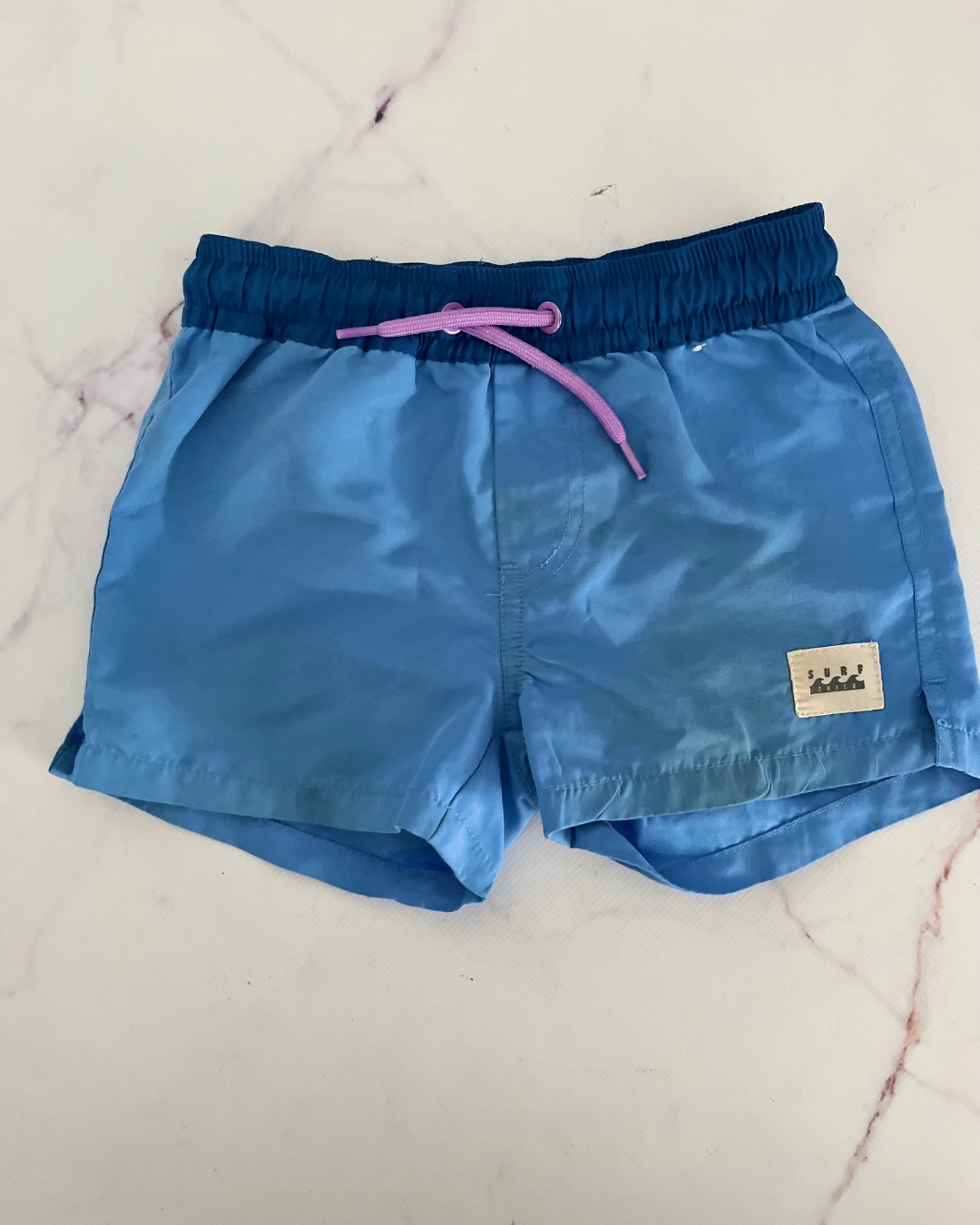 Cotton On blue two toned swimming shorts 3Y