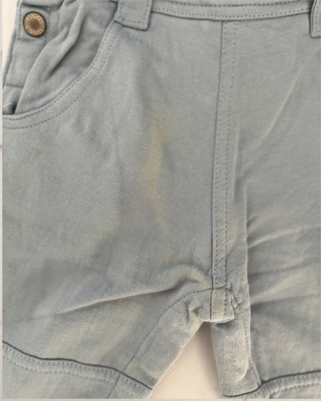 Earth Child blue dungarees 3/6M - Image 2