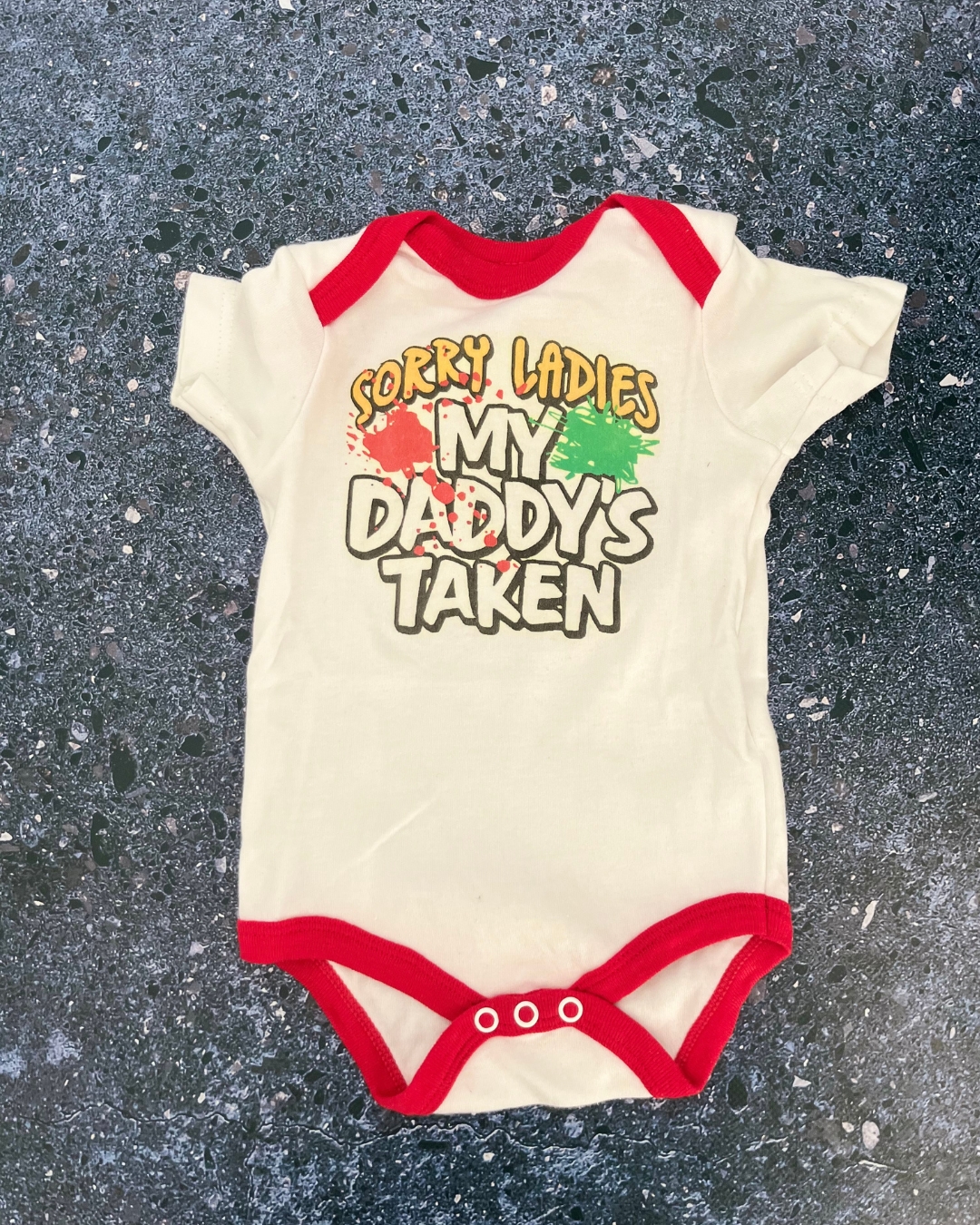 Sorry ladies my daddy's taken baby grow 6/12M