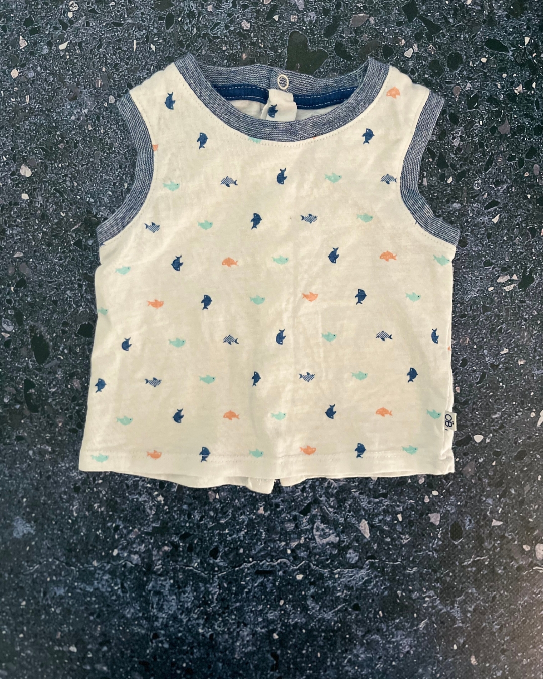 Obaibi white fish vest 3M