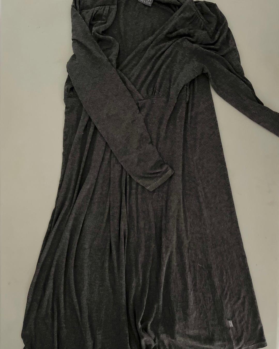 Cherry Melon charcoal maternity dress Large