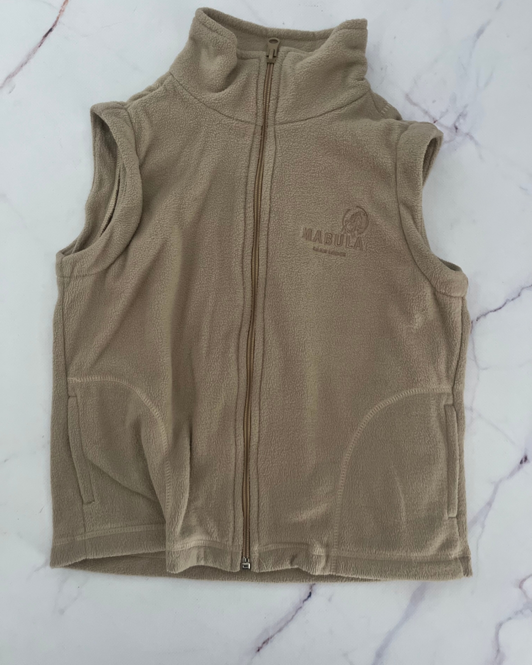Mabula Game Reserve brown fleece vest 5/6Y