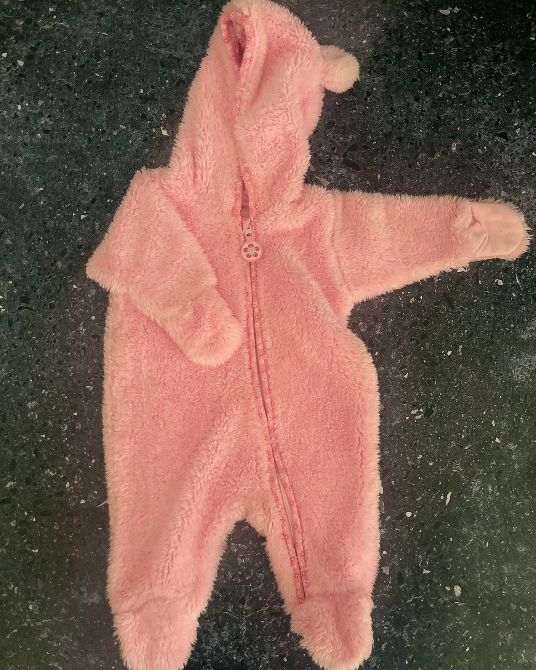 Woolworths pink fleece onesie Newborn