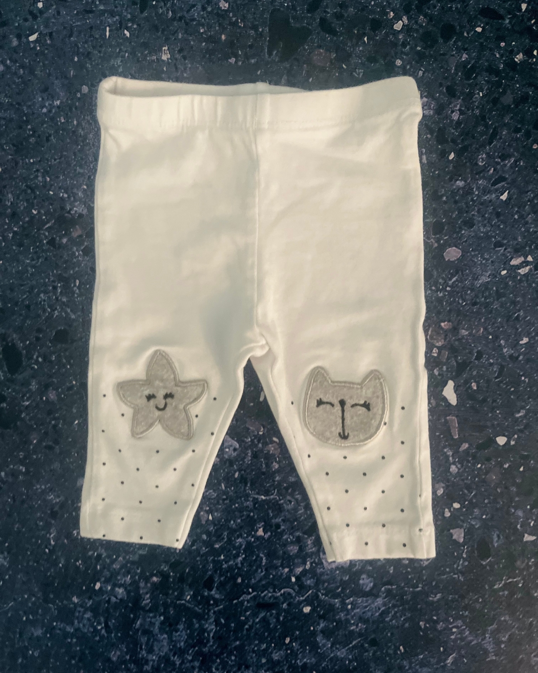 Woolworths white star and cat pants 1/3M