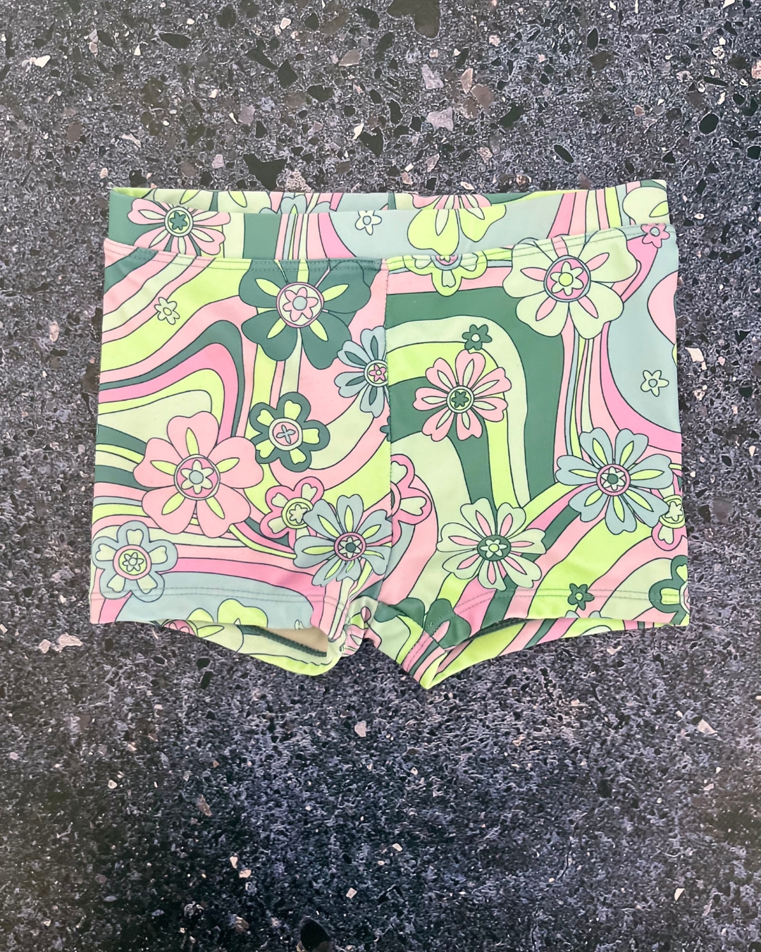 Cotton On green floral swimming shorts 5Y