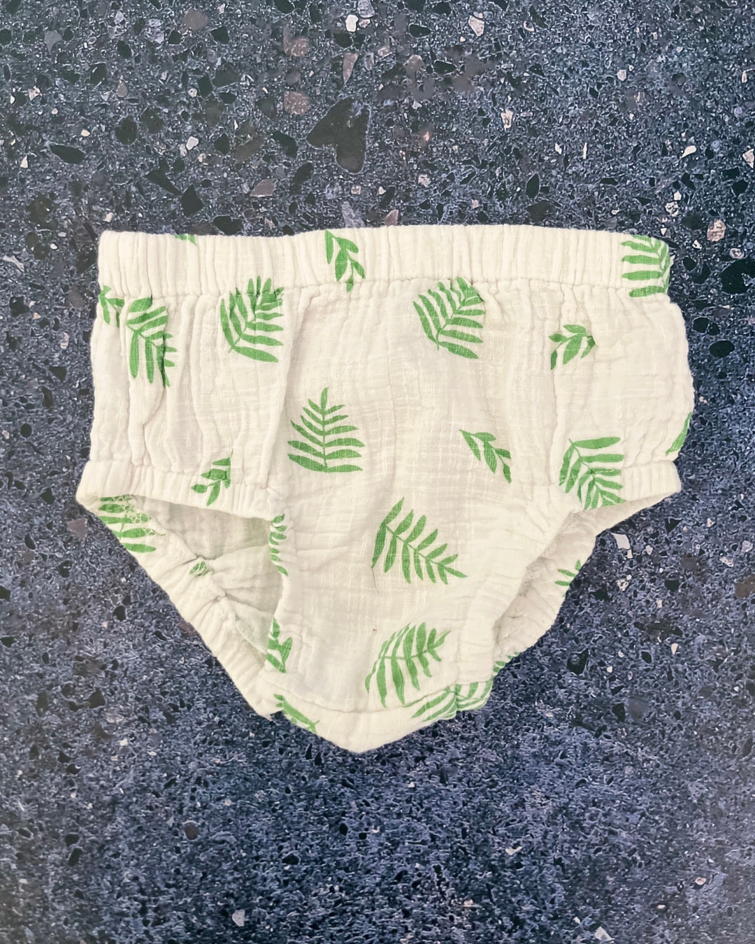 Dandy Lion white fern bloomer 18/24M