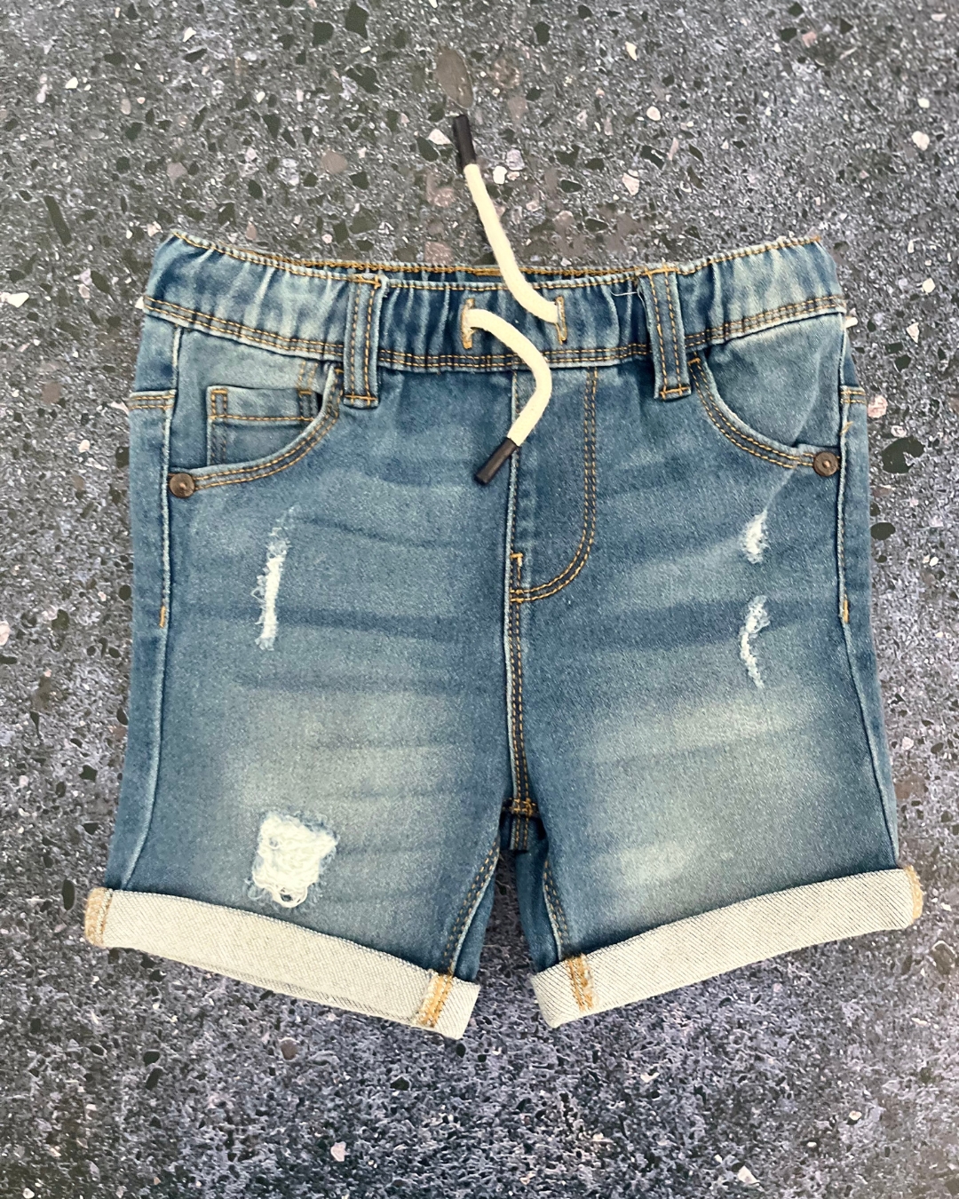 Woolworths denim shorts 6/12M